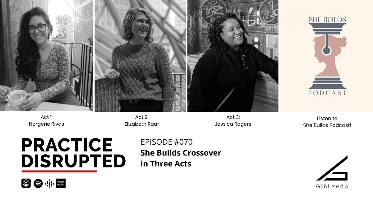 Episode art: She Builds Crossover in Three Acts