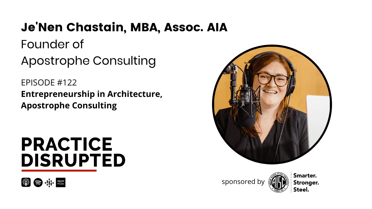 Episode art: Entrepreneurship in Architecture, Apostrophe Consulting