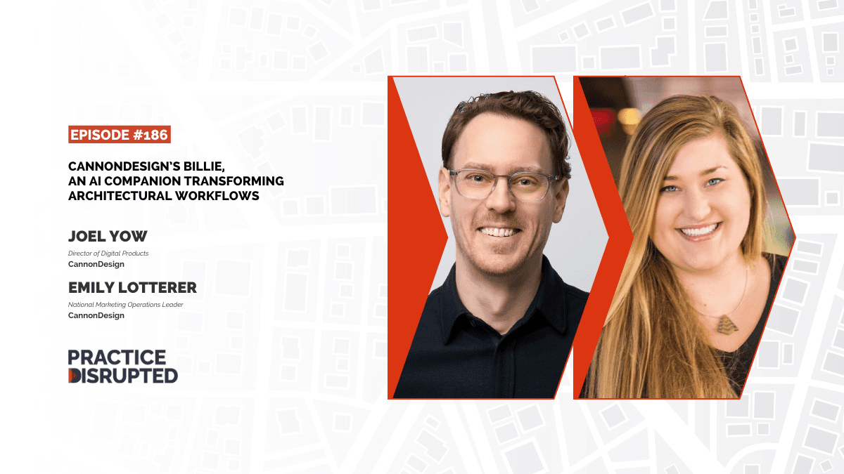 Episode art: CannonDesign’s Billie, An AI Companion Transforming Architectural Workflows